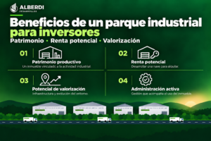 beneficios de un parque industrial para inversores