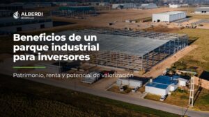 Beneficios de un parque industrial para inversores: nave industrial en construcción